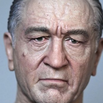 Скульптура головы Роберта Де Ниро