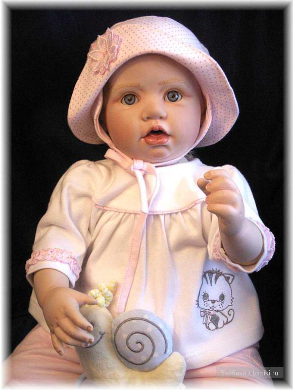 Куклы из резин и фарфора от Хильдегард Гюнцель