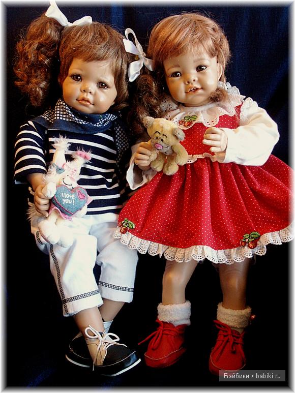 Куклы из резин от Элли Кнооп Дотти и Лотти