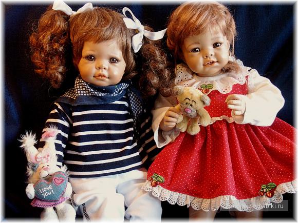 Куклы из резин от Элли Кнооп Дотти и Лотти