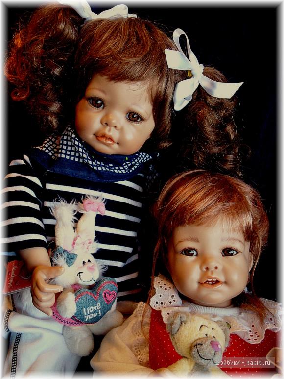 Куклы из резин от Элли Кнооп Дотти и Лотти
