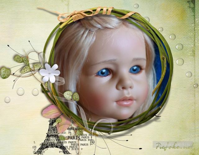 Коллекционная кукла от Зиглинды Фриске (Sieglinde Frieske) - МОНА