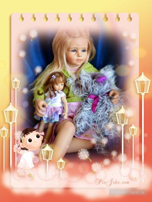 Коллекционная кукла от Зиглинды Фриске (Sieglinde Frieske) - МОНА (фото 2)