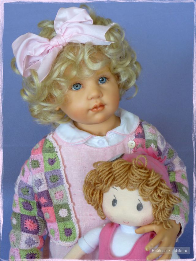 Милая Элла, кукла от Хилдегард Гюнцель