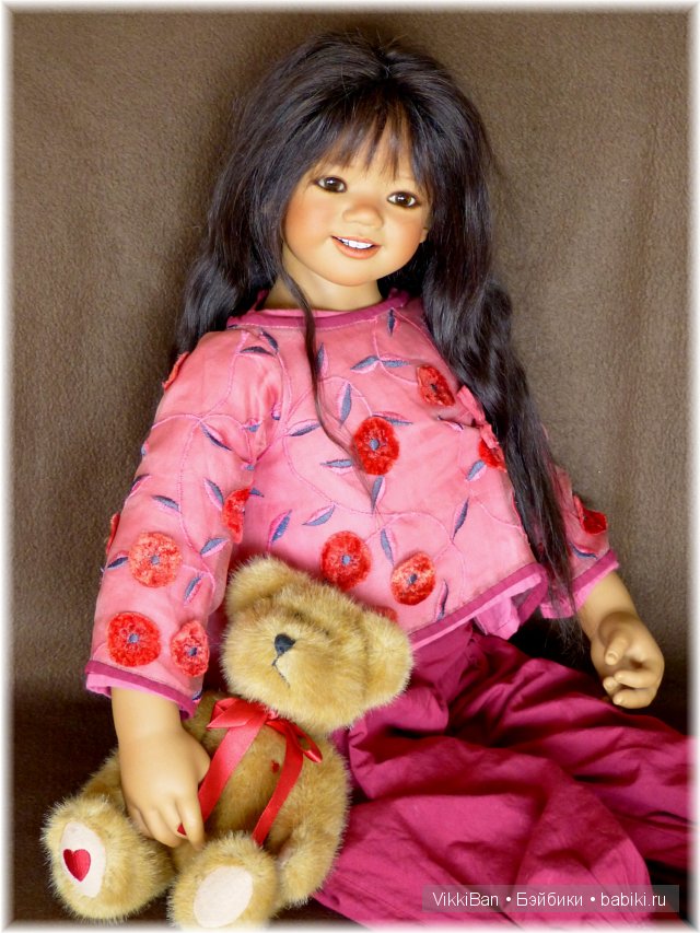 Редкая коллекционная кукла - KINDRA от Annette Himstedt, зимняя коллекция 2008 (фото 4)