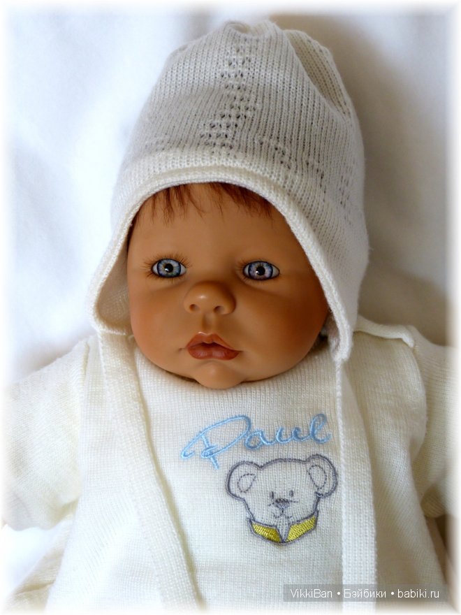 BETTINE KLEMM фирма Zapf коллекционная кукла Baby PAUL (фото 10)