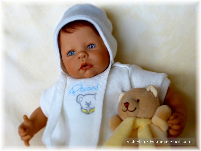 BETTINE KLEMM фирма Zapf коллекционная кукла Baby PAUL