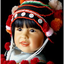 Продам редкую коллекционную куклу Rashanee от Sissel Bjorstad Skille, Фирмы Götz