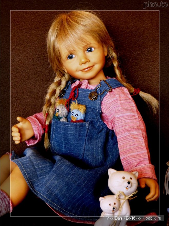 Коллекционная кукла EVA от Sieglinde Frieske