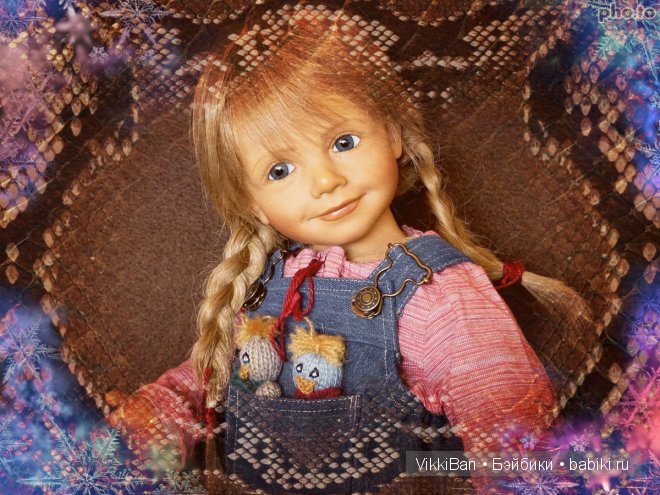 Коллекционная кукла EVA от Sieglinde Frieske