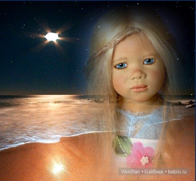 И, облачившись лунным светом, Нандини на берег идет