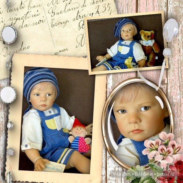 "Fiete" студийная кукла от Elisabeth Lindner, Germany (фото 2)