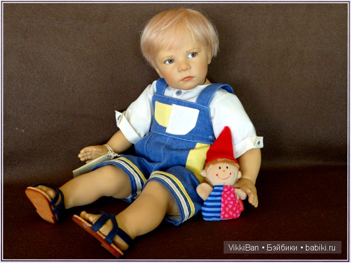 "Fiete" студийная кукла от Elisabeth Lindner, Germany (фото 10)