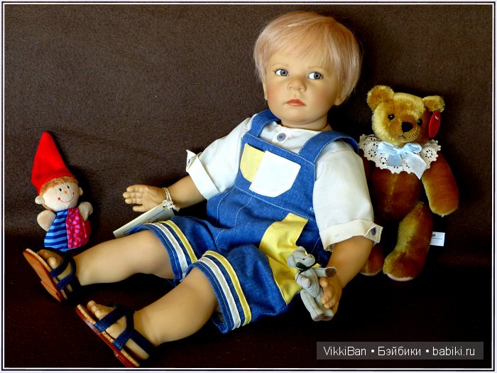 "Fiete" студийная кукла от Elisabeth Lindner, Germany