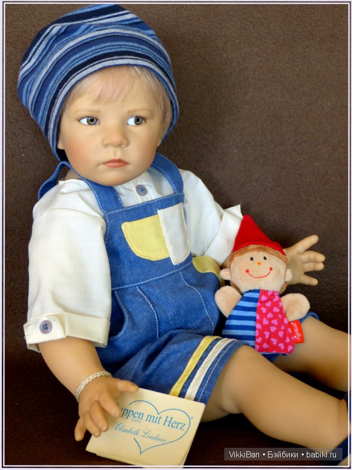 "Fiete" студийная кукла от Elisabeth Lindner, Germany