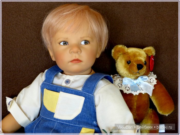 "Fiete" студийная кукла от Elisabeth Lindner, Germany