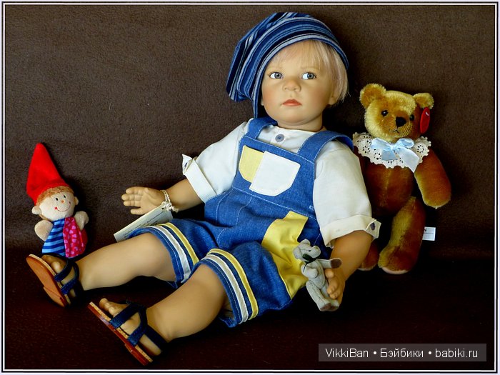 "Fiete" студийная кукла от Elisabeth Lindner, Germany