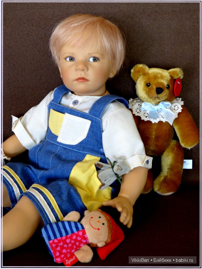 "Fiete" студийная кукла от Elisabeth Lindner, Germany
