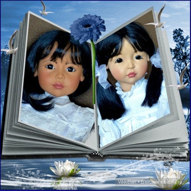 Коллекционные куклы от Joke Grobben Fifiane & Toeti, GÖTZ (фото 5)