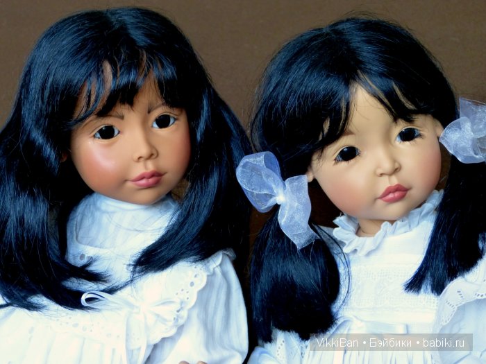 Коллекционные куклы от Joke Grobben Fifiane & Toeti, GÖTZ (фото 10)