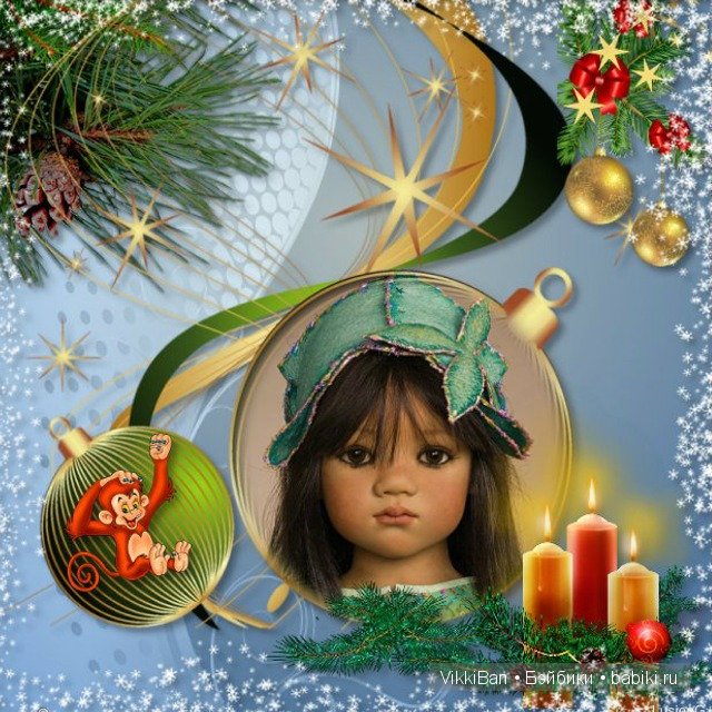 C праздником Рождества! Куклы Annette Himstedt