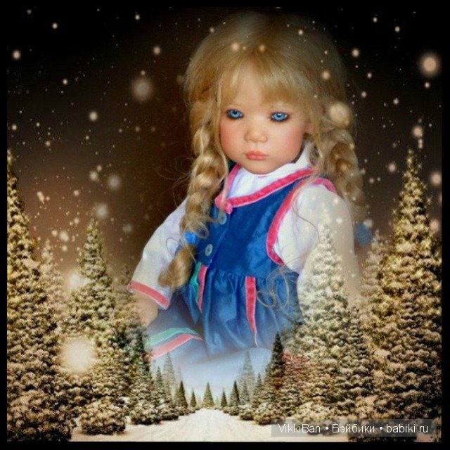 C праздником Рождества! Куклы Annette Himstedt