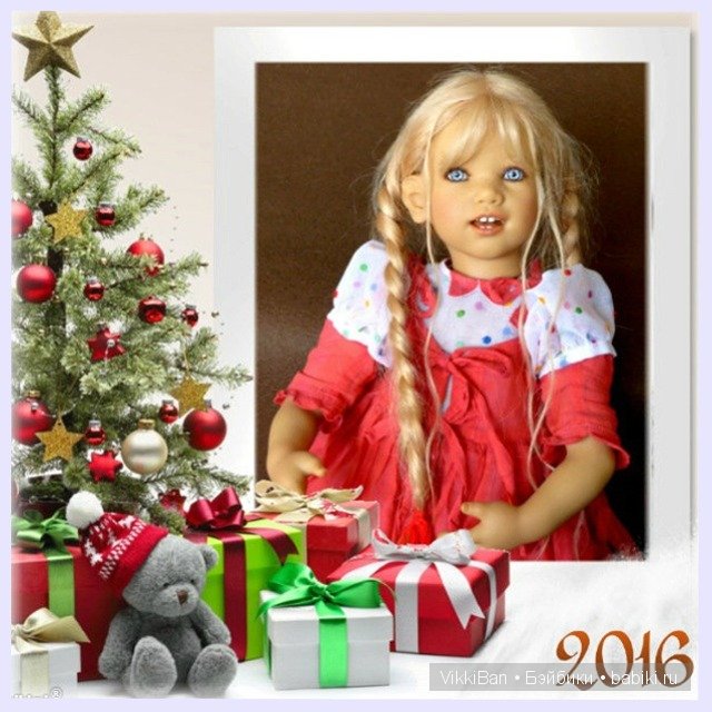 C праздником Рождества! Куклы Annette Himstedt