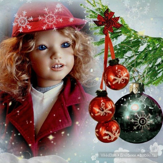 C праздником Рождества! Куклы Annette Himstedt