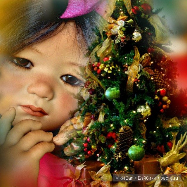 C праздником Рождества! Куклы Annette Himstedt