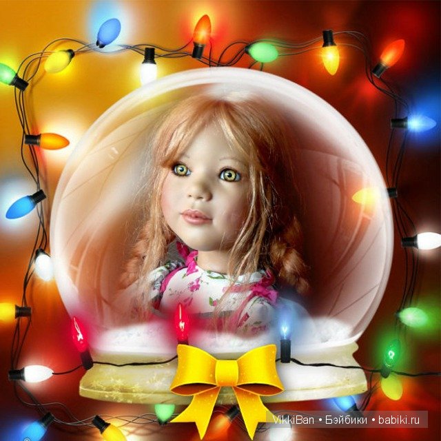 C праздником Рождества! Куклы Annette Himstedt