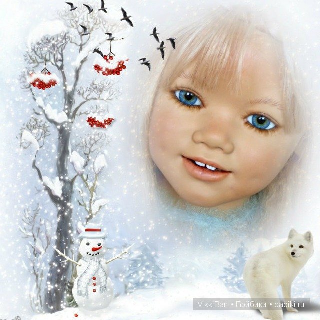 C праздником Рождества! Куклы Annette Himstedt