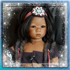 Индейский мальчик Nakuma, из коллекции «Зимние дети» от Annette Himstedt  2008