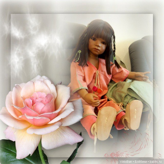 Жительница Эквадора "Pinchinhu", из коллекции "Дети Южной Америки" от Annette Himstedt 2005 (фото 6)