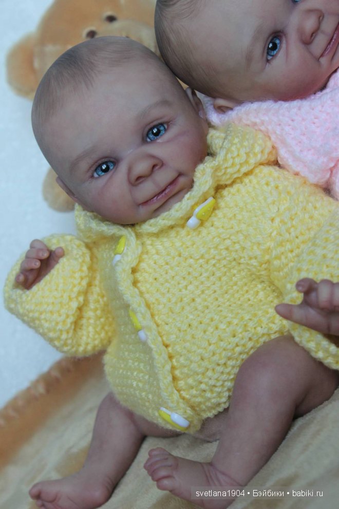 Эмиль и Эмилия. Куклы реборн Светланы Преображенской (фото 3)