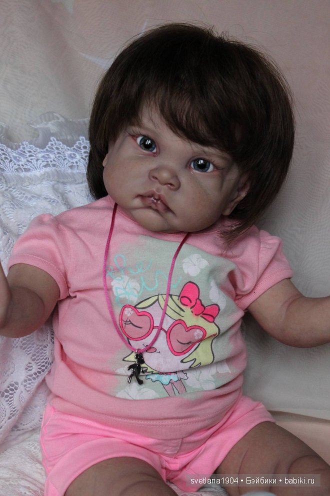 Пуговка Яночка. Куклы реборн Светланы Преображенской (фото 10)