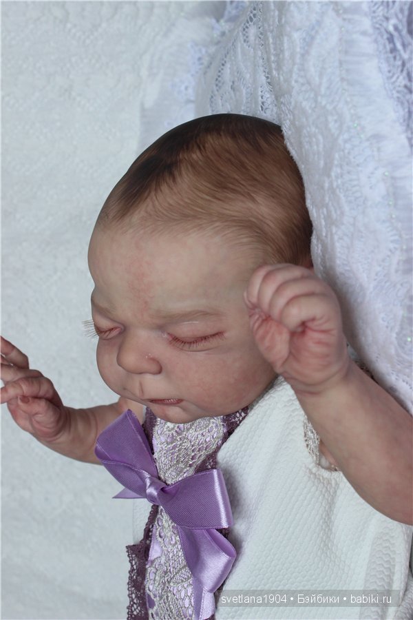 Новорожденная малышка. Кукла реборн Преображенской Светланы (фото 3)