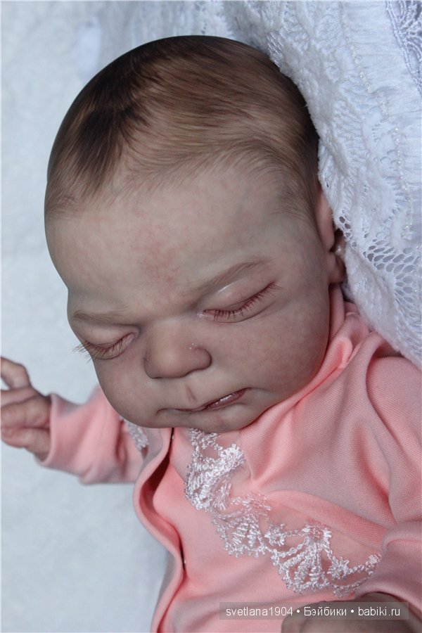 Новорожденная малышка. Кукла реборн Преображенской Светланы