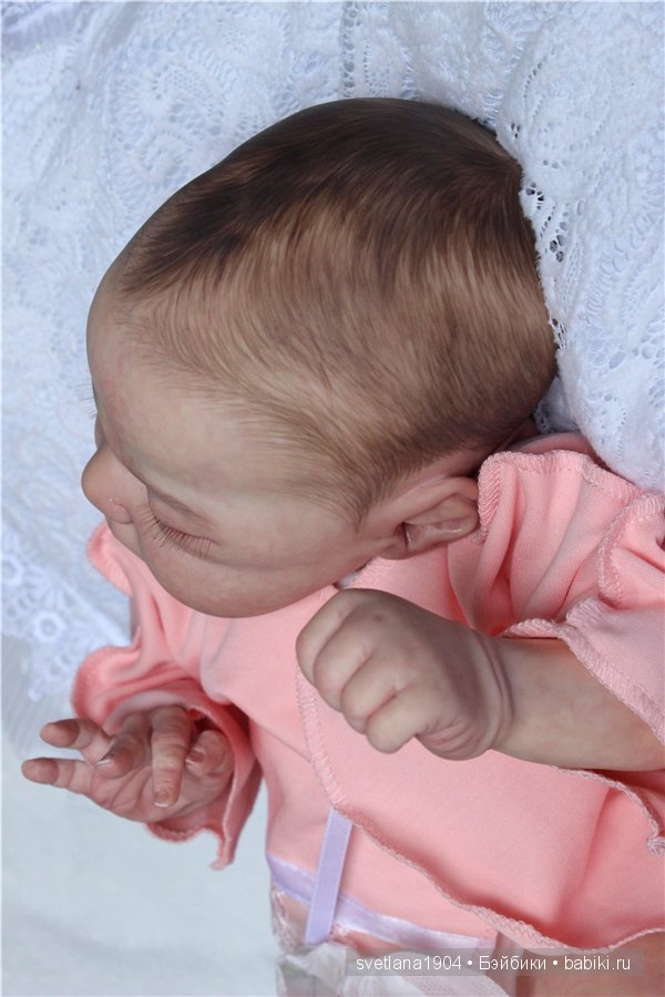 Новорожденная малышка. Кукла реборн Преображенской Светланы