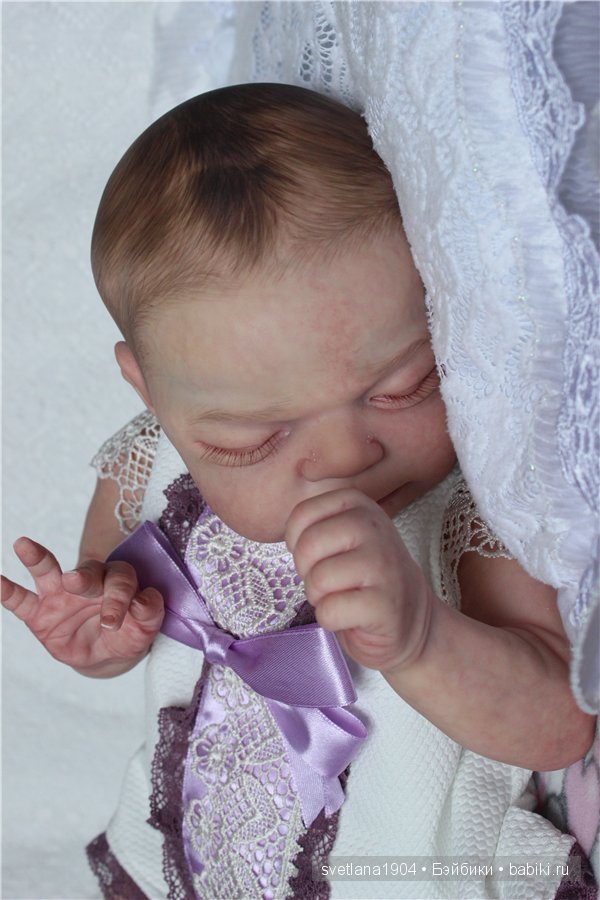 Новорожденная малышка. Кукла реборн Преображенской Светланы (фото 2)