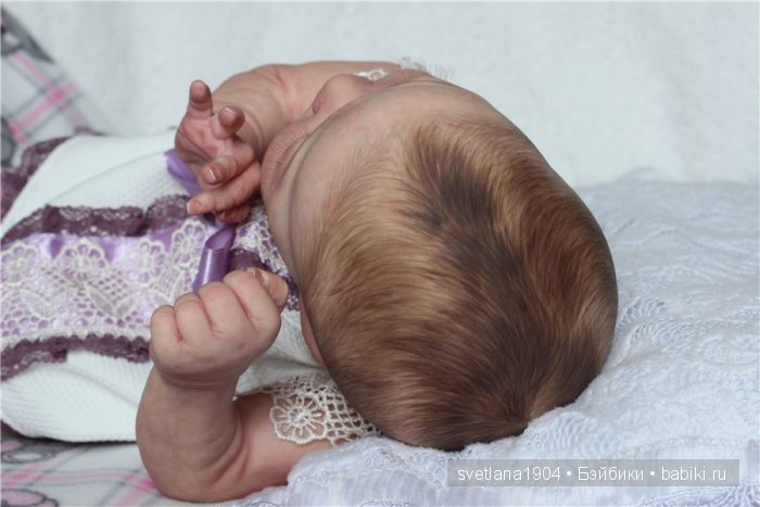 Новорожденная малышка. Кукла реборн Преображенской Светланы (фото 9)