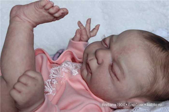 Новорожденная малышка. Кукла реборн Преображенской Светланы (фото 5)
