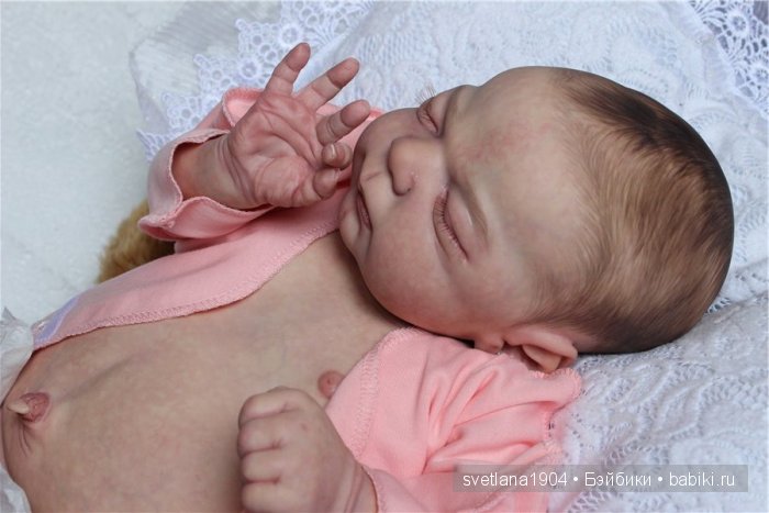 Новорожденная малышка. Кукла реборн Преображенской Светланы (фото 10)