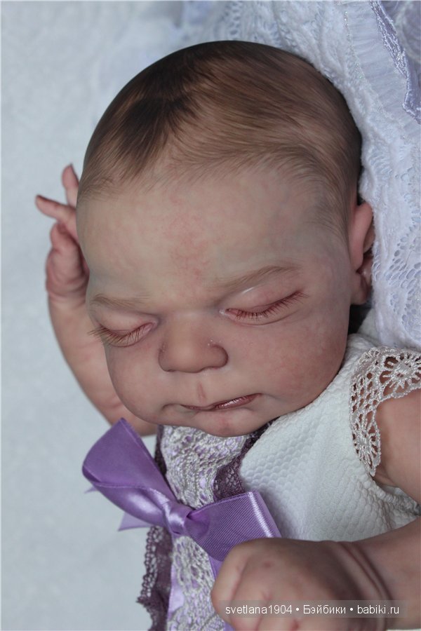 Новорожденная малышка. Кукла реборн Преображенской Светланы (фото 4)