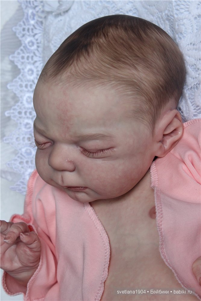 Новорожденная малышка. Кукла реборн Преображенской Светланы