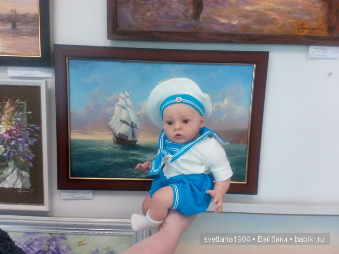 Тимошка-Капитан. Кукла реборн Светланы Преображенской