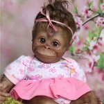 Хеппи. Мартышка реборн Светланы Преображенской