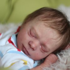 Томас спит. Кукла реборн Светланы Преображенской