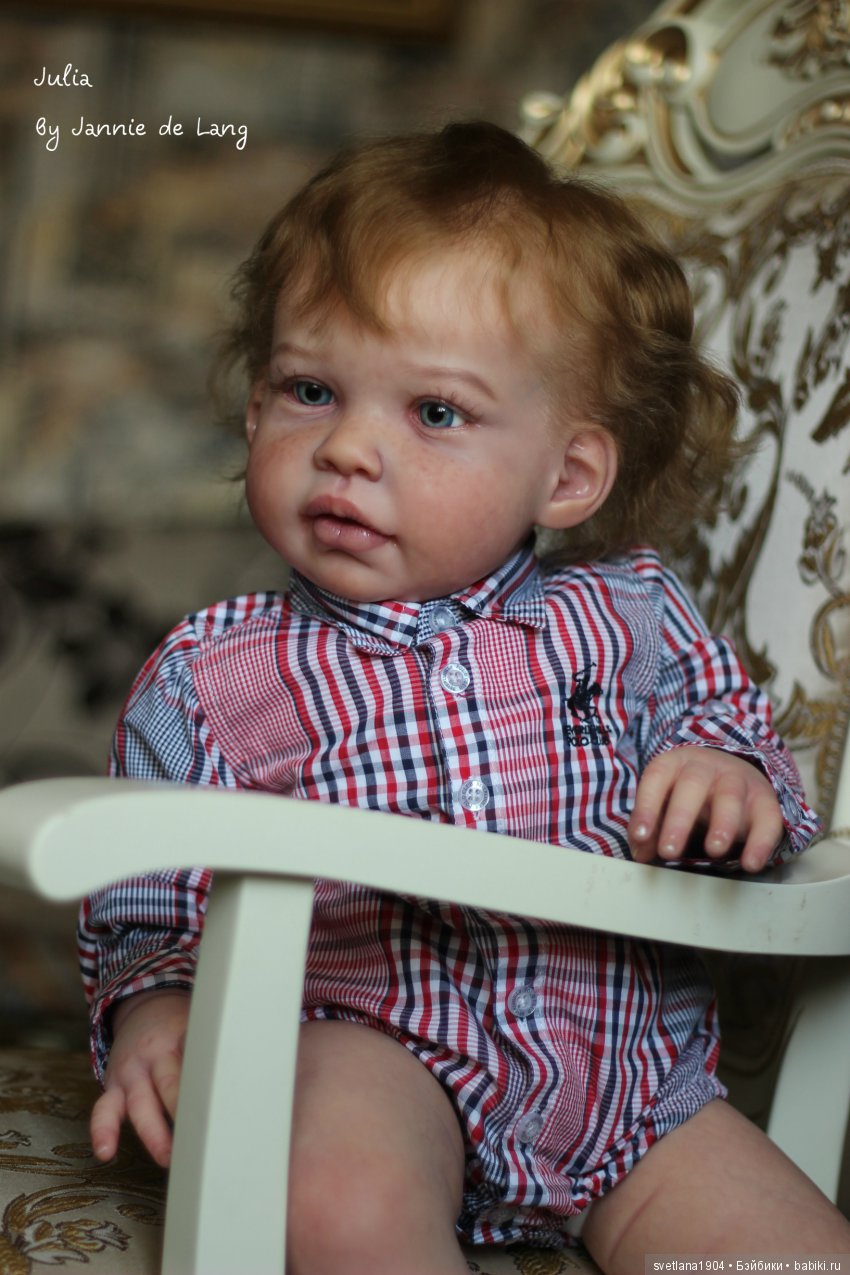 И снова мы, Julia от скульптора Jannie de Lange. Кукла реборн Преображенской Светланы