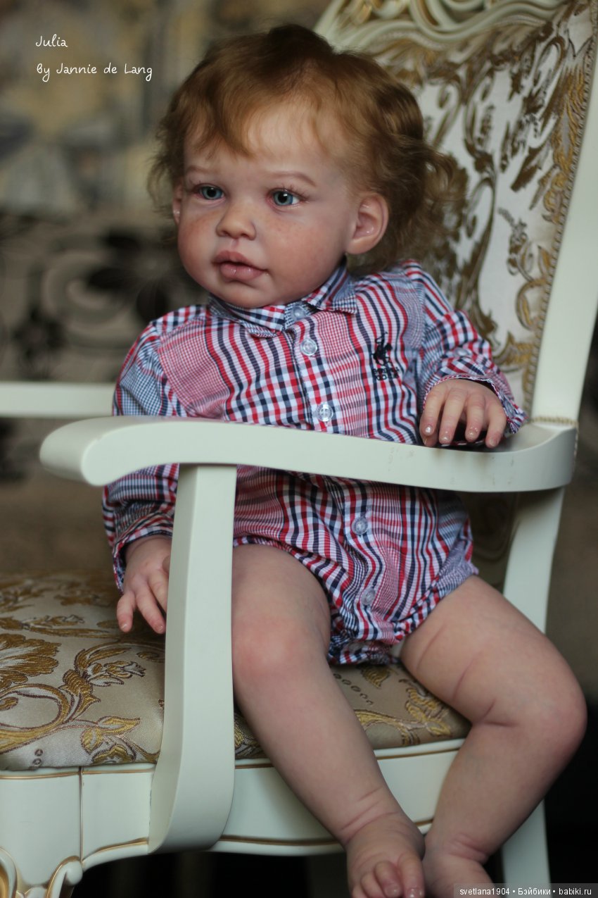 И снова мы, Julia от скульптора Jannie de Lange. Кукла реборн Преображенской Светланы (фото 3)