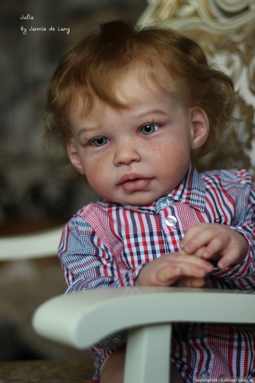 И снова мы, Julia от скульптора Jannie de Lange. Кукла реборн Преображенской Светланы (фото 10)